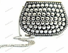 Nuevo bolso de mano de moda de piedra de metal para mujer