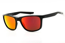 NUEVAS GAFAS DE SOL NIKE DV2162 010 negras ESSENTIAL ENVAVOR M MI con lentes espejadas rojas