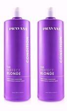 Acondicionador Tonificante Pravana Perfect Blonde Purple 33,8 OZ (PAQUETE de 2) ¡NUEVO PAQUETE!