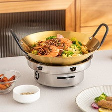 Utensilios de acero inoxidable utensilios de cocina olla profunda para plancha de cocina sartén