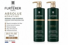 Champú Rene Furterer Absolue para el cuidado de la renovación de queratina 20,2 oz líquidas 600 ml conjunto 2