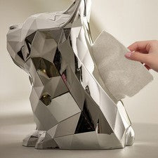 Caja dispensadora galvanizada diseñada creativa cuidado facial de lujo Jk1U