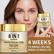 Crema facial natural hidratante hidratante cuidado de la piel sensible...