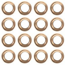 30 Piezas Collar Perfume Metal Reutilizable 15Mm Tapa Botella Repuesto Plateado