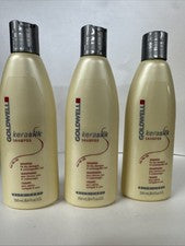 3 champú Goldwell Kerasilk Care para cabello seco, dañado e inmanejable 8,4 oz.