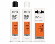 Nioxin System 4 Champú Acondicionador y Kit de Tratamiento del Cuero Cabelludo Juego de 3 Piezas