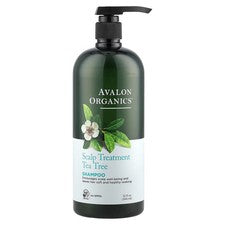 Champú para tratamiento del cuero cabelludo, árbol de té, 32 fl oz (946 ml)