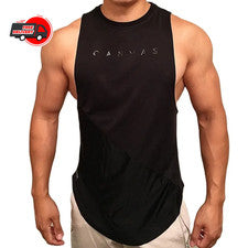 Camiseta Sin Mangas De Gimnasio Para Hombre Moda Deportiva De Malla Transpirable