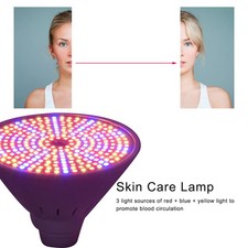 Lámpara de fototerapia facial 290LEDs para el cuidado de la piel luz E26 E27 piel firme BL
