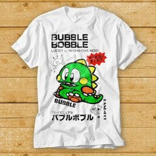 Camiseta Bubble Bobble Commodore Amiga C64 Gaming Gamer Nerd Game Top Tee 2108