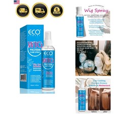 Peluca Spray Cuidado Cabello para Pelucas Cabello Sintéticas y Naturales, Suave y Anti-Friz...
