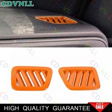 For Chevy Colorado 2023-2026 Bright Orange Dashboard Side Outlet Vent Cover Trim