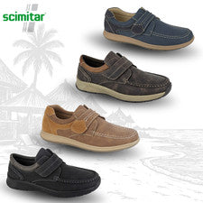 Zapatos informales de cimitarra para hombre mocasines de ocio sujeción táctil entrenadores cómodos niños
