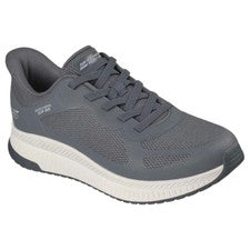 Mens Skechers Bobs Sport Squad Chaos 4 Charcoal Athletic Shoes