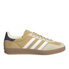 Tenis informales Adidas Gazelle interiores con cordones para hombre beige JI3523