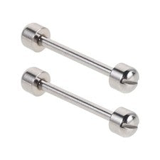 2pcs Watch Strap Screw Tube Rods | 14mm Stainless Steel Lug Pins for Easy Band