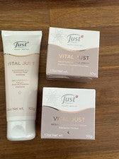 Swiss VITAL JUST CUIDADO BÁSICO DE LA PIEL Gel Limpiador + Día ☀️ Crema + Noche 🌙 Crema
