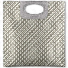 Moda Gherardini Bolsa De Mano Piattina Mujer Tejido Softy Plata - GH0163-ARG