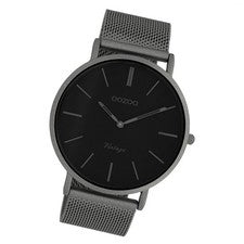 Oozoo Reloj Hombre Gris Analógico C9929 Vintage Series Correa Acero Inoxidable UOC9929