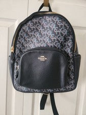 Mochila de cuero para mujer Coach mediana nueva