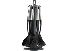 Set utensilios cocina - Jata Hogar HACC4624, 6 utensilios, Nylon y acero