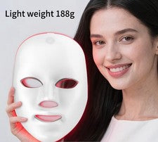 Mascarilla Facial Eléctrica 7Colores Dispositivo Portátil Cuidado Facial con USB