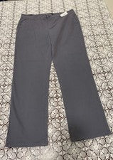 Pantalones chinos RSQ para hombre talla 38x32 ajustados rectos gris metalizado estilo nuevos con etiquetas