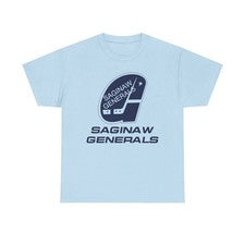 Camiseta de hockey Saginaw Generals 1985 Michigan