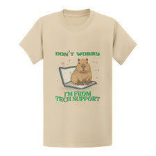 Divertida Camiseta Capybara Tech Support Don’t Worry Computer Geek