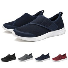 Zapatillas deportivas hombre mujer extra anchas con gancho y bucle