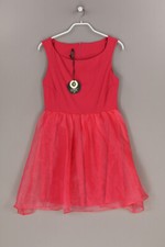 LUNATIC Dress Ruffles L raspberry NEW