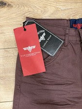 Jeans Vaqueros Ajustados Color Rojo Pantalones Para Hombre por Colección V.I.P Diseñador Moda