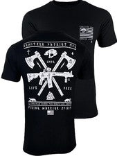 Camiseta estilo obús para hombre guerrero vikingo militar gruñido MFG