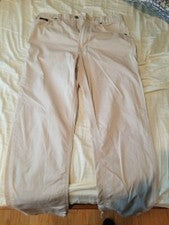 Pantalones de algodón estilo jean caqui para hombre Hugo Boss 34x34 NUEVO ajuste regular