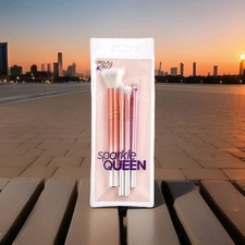 Kit de 4 cepillos faciales y ojos Beauty 360 Sparkle Queen
