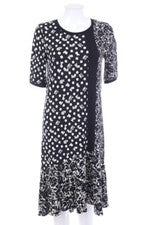 next TaLL Kleid Midikleid Print Viskose D 38 schwarz-weiß NEU