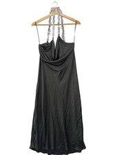 Vestido de cóctel Zara negro talla 36 elegante minimalista mujer