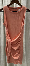 Vestido Lillusory Mujer Pequeño Rosa Informal Acanalado Frontal Corbata Fecha Noche San Valentín
