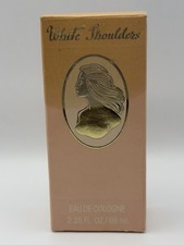 Perfume vintage White Shoulders Eau de Cologne 2,25 FL. OZ. ~ Botella ~ Nuevo en caja
