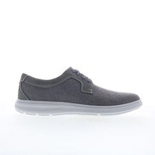 Rockport Beckwith 4 Eye CI4520 Hombres Gris Lona Estilo de Vida Tenis Zapatos 9.5
