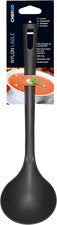 Cucharón de nailon negro Chef Aid, utensilio de cocina con utensilios de cocina antiadherentes