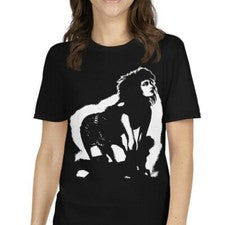 Camiseta Unisex Nugoth Gótica Años 80 Chica Gótica Emo Manga Corta