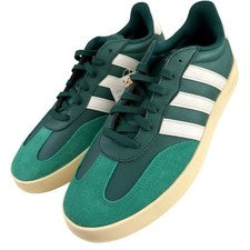 Adidas Barreda JR 1320 verde/blanco gamuza/cuero talla superior 12 nuevo con etiquetas