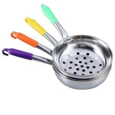 Utensilio de cocina portátil de acero inoxidable para preparación diaria de alimentos