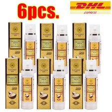 6x Suero de Aceite de Coco Virgen Prensa Fría Vitamina E C Cuidado de la Piel Nutrir Facial
