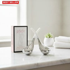 Globos de hielo para el cuidado de la piel facial Cryo Sticks 2 piezas estuche de almacenamiento incluido