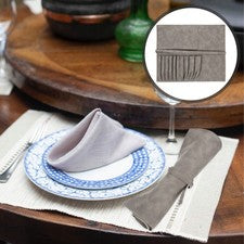 Bolsa enrollable de 10 piezas con soporte para utensilios de cocina portátil para uso en exteriores