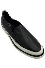 Zapatillas sin cordones Vaneli Quari para mujer negras/blancas