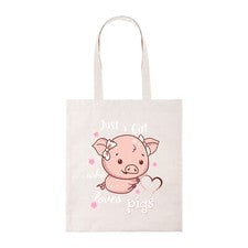 Bolso de Mano Just A Girl Who Loves Pigs Divertido Amante de los Animales