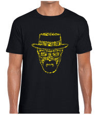 CAMISETA PARA HOMBRE THE HEISENBERG STORY COOL BREAK BAD DISEÑO RETRO MODA NUEVA